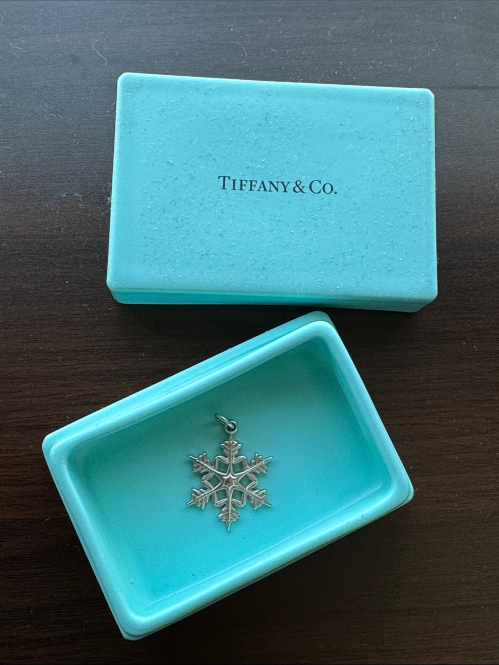 Tiffany & Co. Sterling Silver Snowflake Pendant (Authentic)